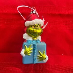 Brand New Hallmark “The Grinch” Glass Ornament